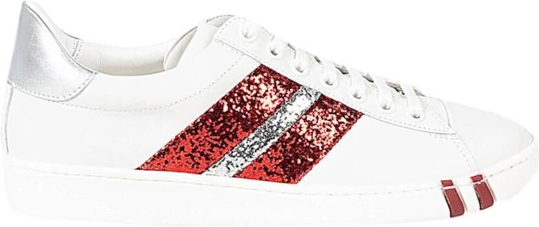 Bally Stijlvolle Sneakers met Comfortabele Veters Wit Dames