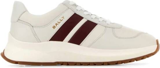 Bally Witte Leren Sneakers