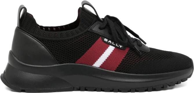Bally Zwarte Sneaker met Vetersluiting en Treklip - Foto 2