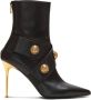 Balmain Alma leren enkellaars Black Dames - Thumbnail 1