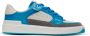 Balmain B-Court Flip trainers van kalfsleer en suède Multicolor Heren - Thumbnail 1
