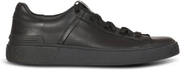 Balmain B-Court leather trainers Zwart Heren