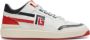 Balmain B-Court mid-top leather trainers White Heren - Thumbnail 1