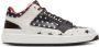 Balmain B-Court Mid Top sterrenprint leren sneakers Black Heren - Thumbnail 1