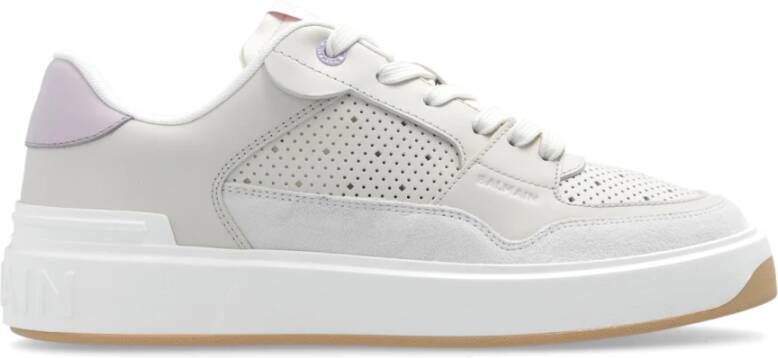 Balmain B-Court leren sneakers Beige - Foto 1