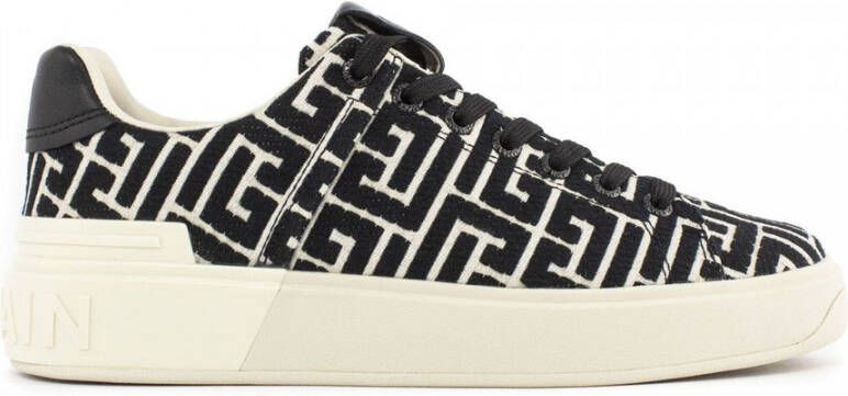 Balmain B-Court Sneakers Beige Dames - Schoenen.nl