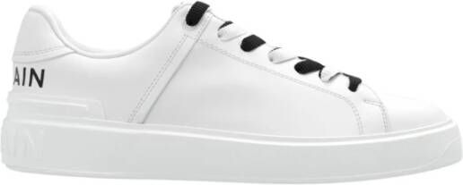 Balmain B-Court smooth leather trainers Wit Dames
