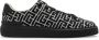 Balmain Monogram Low Top Sneakers voor Heren Black Heren - Thumbnail 1