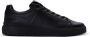 Balmain Court Leren Sneakers Elegant Modern Ontwerp Black Dames - Thumbnail 5