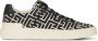 Balmain B-Court trainers met jacquard monogram Black Dames - Thumbnail 1