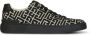 Balmain B-Court suède sneakers Zwart - Thumbnail 1