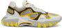 Balmain Witte Sneakers met Vetersluiting aan de Voorkant en Ronde Neus Wit Heren - Thumbnail 1