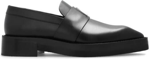 Balmain Ben smooth leather loafers Black Heren