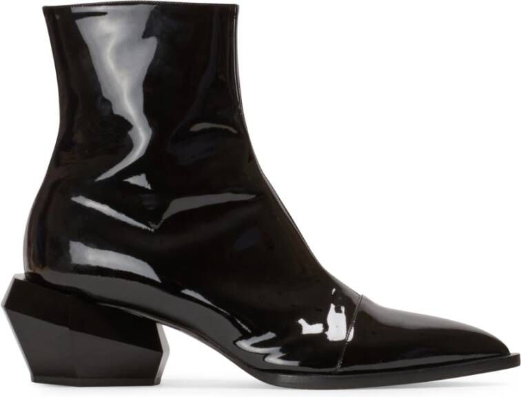 Balmain Billy lakleren laarzen Zwart - Foto 1