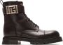 Balmain Charlie leren combat boots Zwart - Thumbnail 1