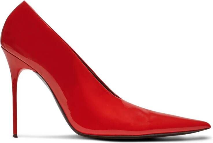 Balmain Clara lakleren pumps Red Dames