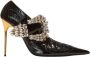 Balmain Clara Western patchwork lakleren pumps Black Dames - Thumbnail 1