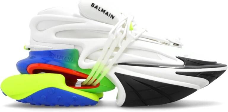 Balmain Eenhoorn trainers van neopreen en leer Meerkleurig Heren