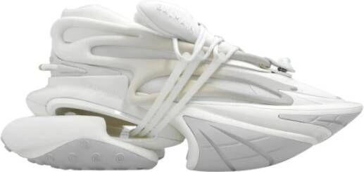 Balmain Eenhoorn trainers van neopreen en leer. White