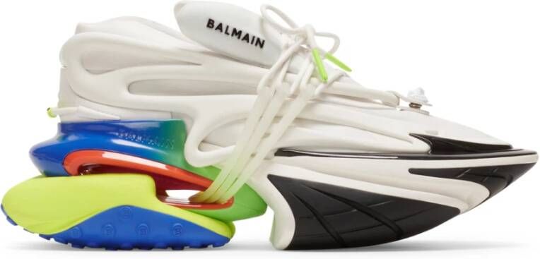 Balmain Eenhoorn trainers van neopreen en leer Meerkleurig Heren