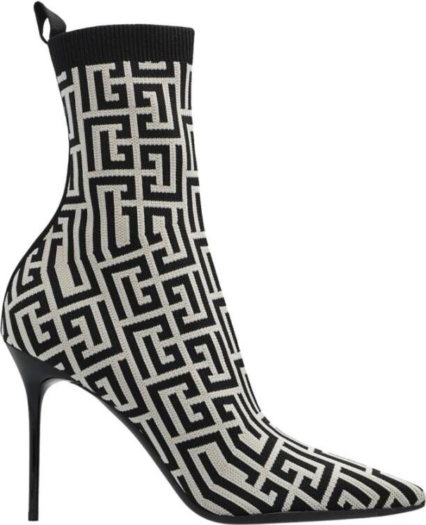 Balmain Heeled Boots Beige Dames