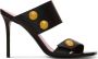 Balmain Heeled Eva-muiltjes van kalfsleer Black Dames - Thumbnail 1