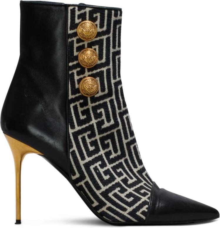 Balmain Roni enkellaarzen Zwart - Foto 1