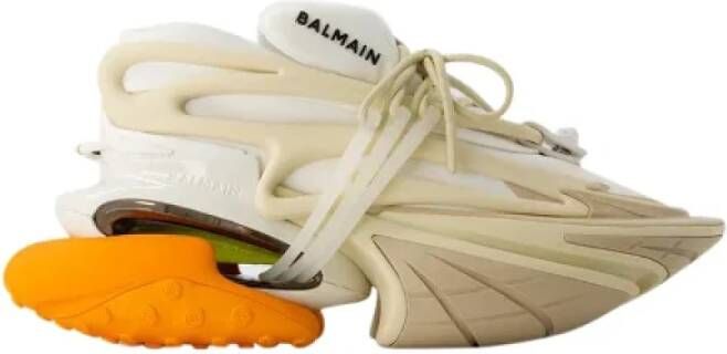 Balmain Leather sneakers Multicolor Heren