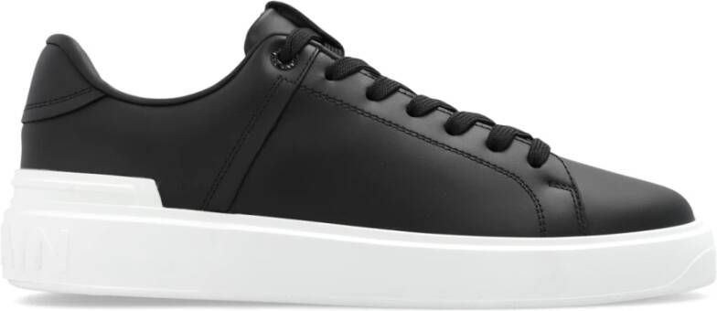 Balmain Leren sneakers B-Court Black Heren