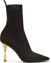 Balmain Moneta gebreide enkellaarzen Zwart - Thumbnail 1