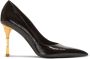 Balmain Moneta pumps met puntige neus Zwart - Thumbnail 1