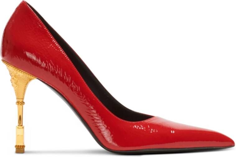 Balmain Moneta patent leather courts Rood Dames