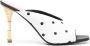 Balmain Polka Dot Witte Muiltje Kalf White Dames - Thumbnail 1