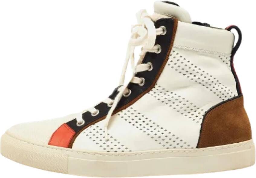 Balmain Pre-owned Leather sneakers Multicolor Dames