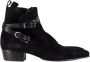Balmain Pre-owned Suede boots Black Heren - Thumbnail 1