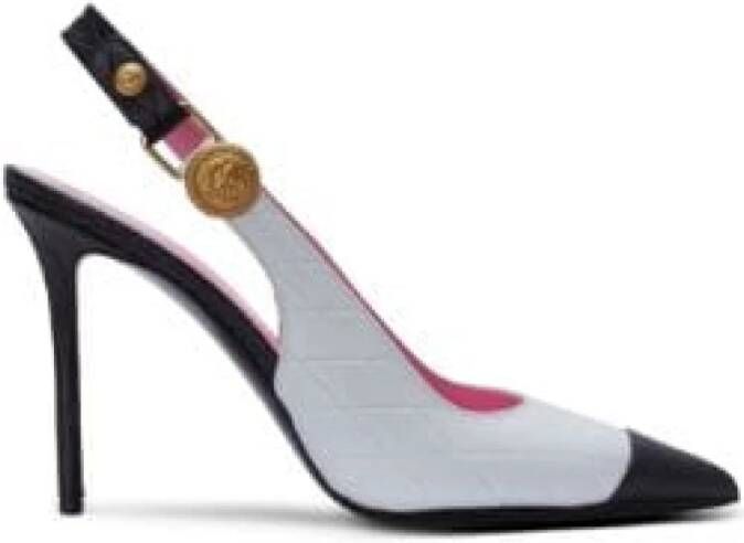 Balmain Puntige Leren Pumps Multicolor Dames