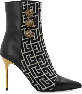 Balmain Roni heeled ankle boots Zwart Dames