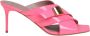 Balmain Roze lakleren muiltjes met gekruiste bandjes Pink Dames - Thumbnail 1