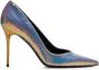 Balmain Ruby iridescent leather stilettos Meerkleurig Dames - Thumbnail 1