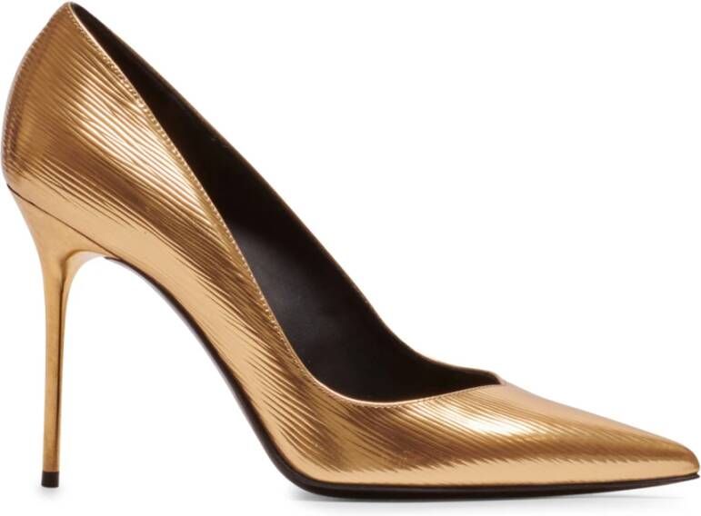 Balmain Pumps met puntige neus Geel - Foto 1