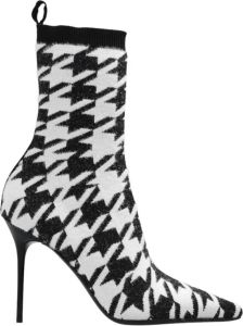 Balmain Skye ankle boots with sock Zwart Dames