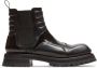Balmain Gewatteerde laarzen Zwart - Thumbnail 1