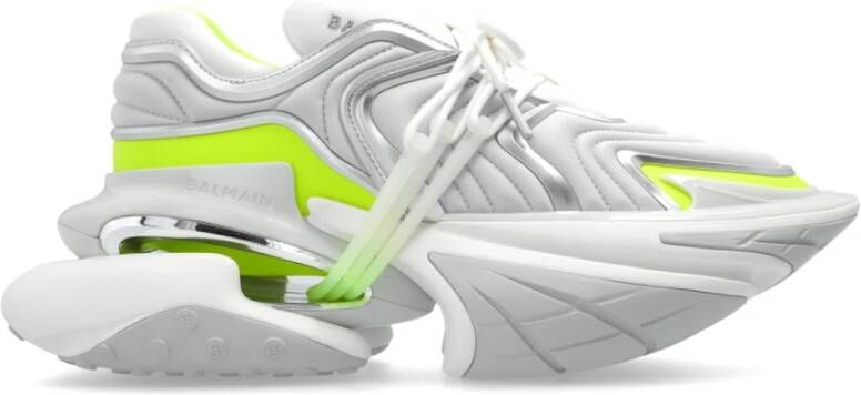 Balmain Unicorn Wave trainers in neopreen en kalfsleer Multicolor Heren