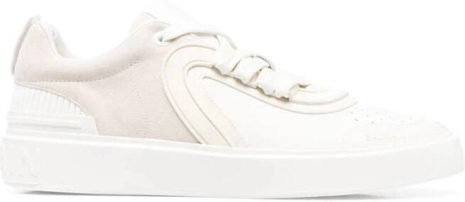 Balmain Luxe Leren Sneakers White Heren