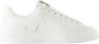 Balmain Witte Leren Sneakers met Puntige Neus White Dames - Thumbnail 1