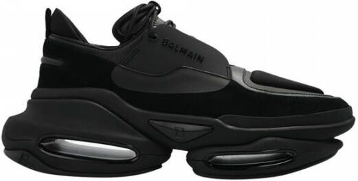 Balmain B Bold low top sneakers heren Stof rubber polyamide kalfsleer 39 Zwart