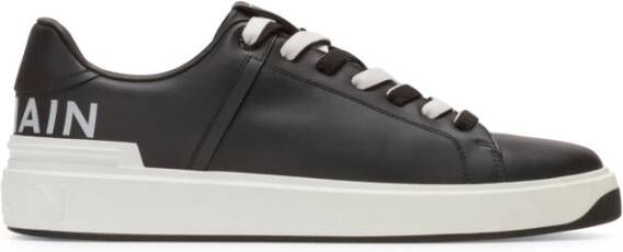 Balmain Zwarte Sneakers voor Heren Black Heren