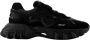 Balmain Zwarte Sneakers met Contrasterend Logo Borduursel Black - Thumbnail 1