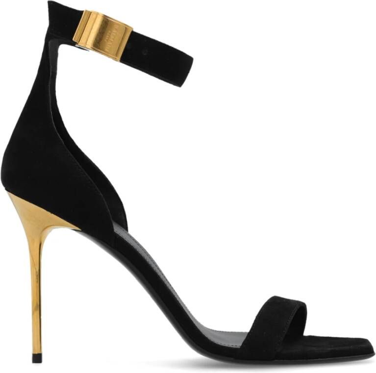 Balmain Uma sandalen met hak Zwart Dames