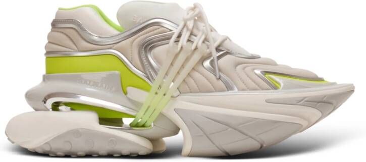 Balmain Unicorn Wave trainers in neopreen en kalfsleer Multicolor Heren
